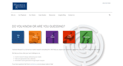 Desktop Screenshot of hardwickresearch.com